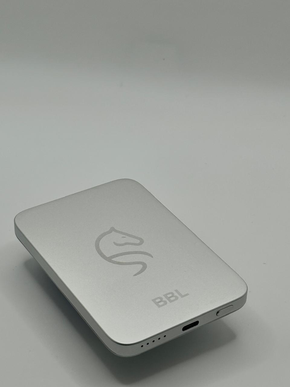 5,000mAh Wireless Fast Charging Power Bank – Ultra-Compact, Dual USB + Qi Wireless