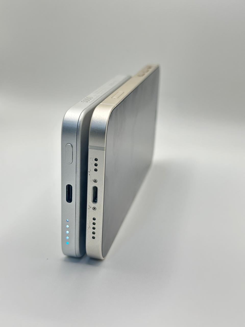 5,000mAh Wireless Fast Charging Power Bank – Ultra-Compact, Dual USB + Qi Wireless